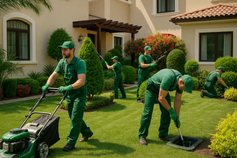 صيانة الحدائق المنزلية