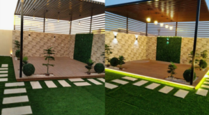 تصميم حدائق النسيم بالكويت
