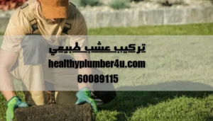 تركيب عشب طبيعي